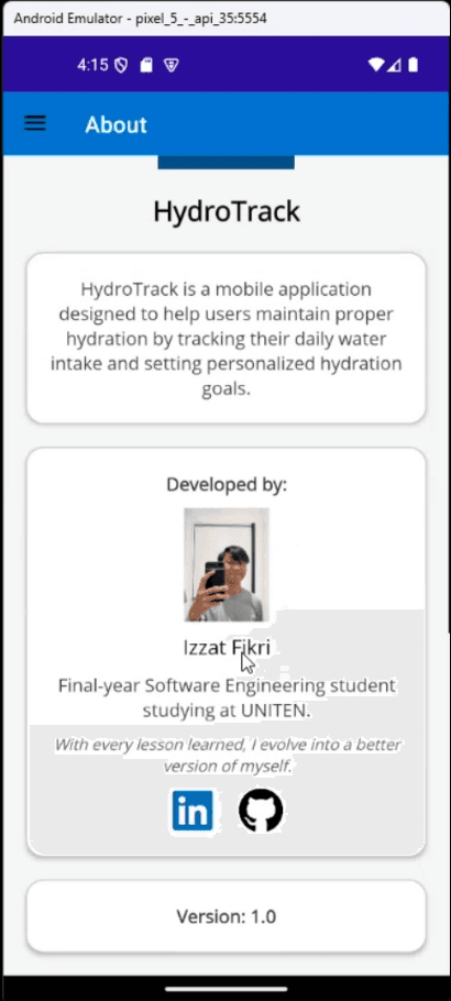 Hydrotrack: Water Intake Reminder preview 7