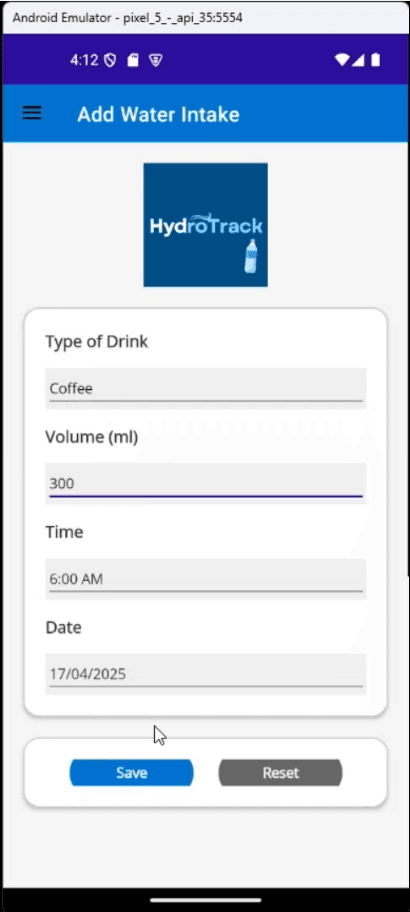 Hydrotrack: Water Intake Reminder preview 5
