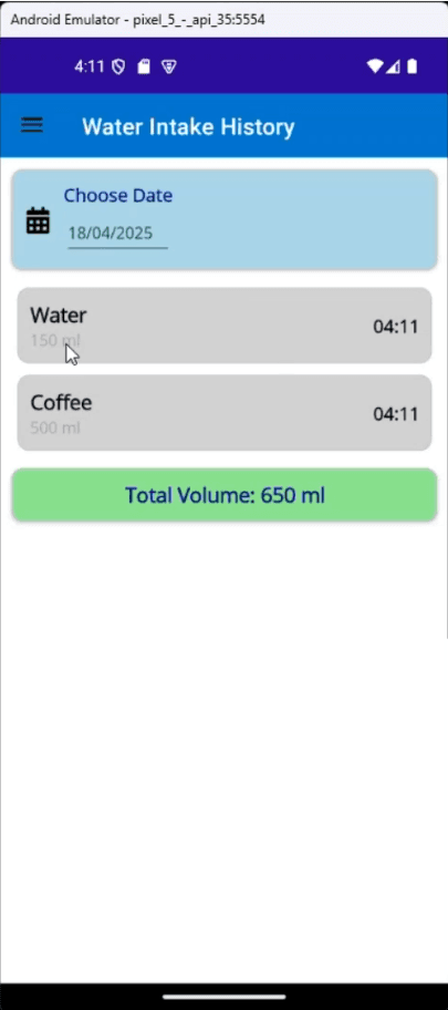 Hydrotrack: Water Intake Reminder preview 4