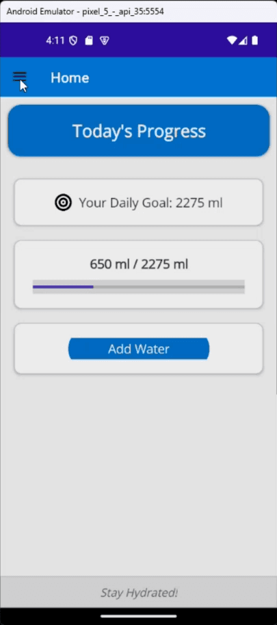 Hydrotrack: Water Intake Reminder preview 3